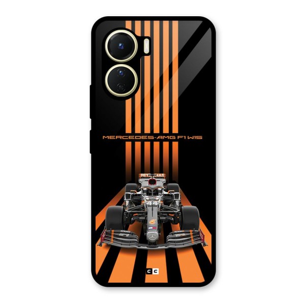 Supercar On Track Glass Back Case for Vivo Y56