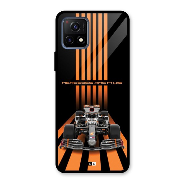 Supercar On Track Glass Back Case for Vivo Y72 5G