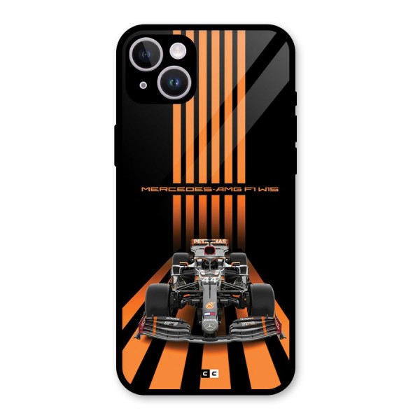 Supercar On Track Glass Back Case for iPhone 14 Plus