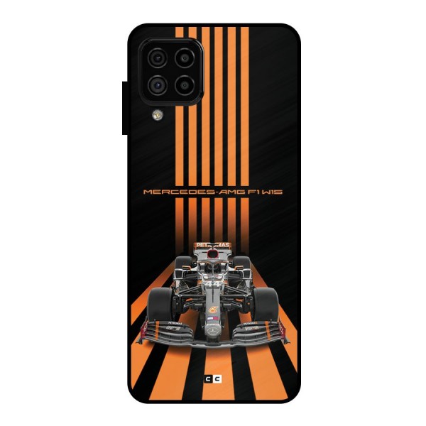 Supercar On Track Metal Back Case for Galaxy A22 4G