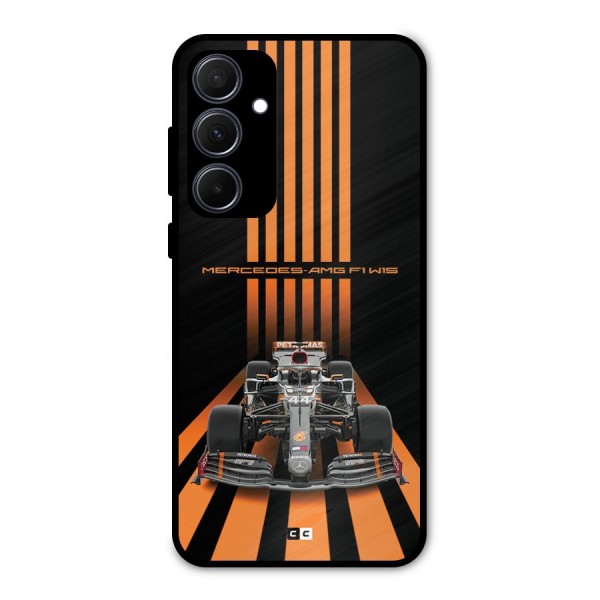 Supercar On Track Metal Back Case for Galaxy A35