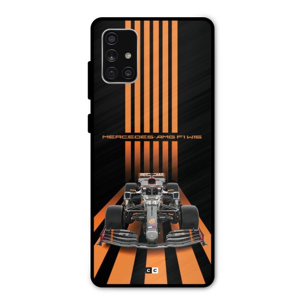 Supercar On Track Metal Back Case for Galaxy A71