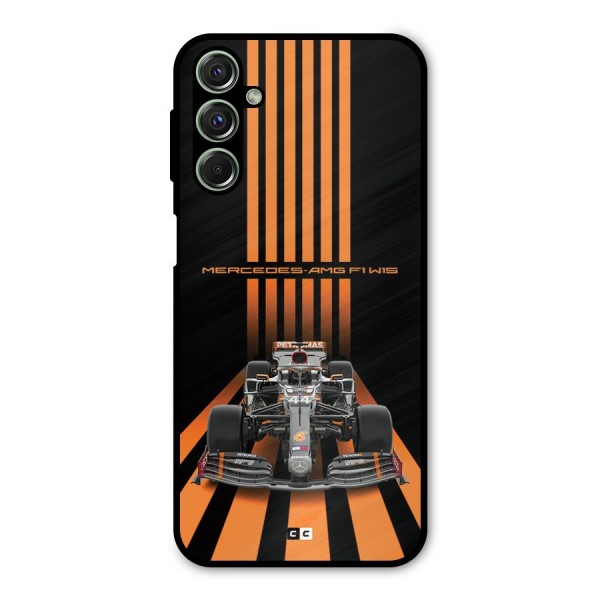 Supercar On Track Metal Back Case for Galaxy F34