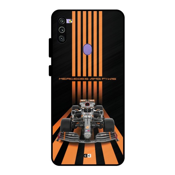 Supercar On Track Metal Back Case for Galaxy M11