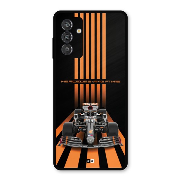 Supercar On Track Metal Back Case for Galaxy M13