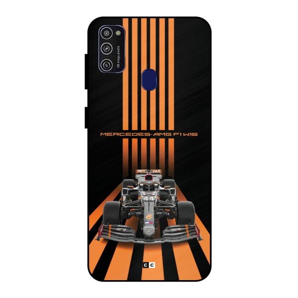 Supercar On Track Metal Back Case for Galaxy M21