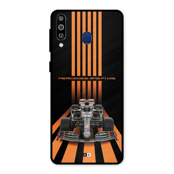 Supercar On Track Metal Back Case for Galaxy M30