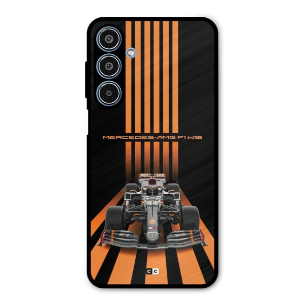 Supercar On Track Metal Back Case for Galaxy M35