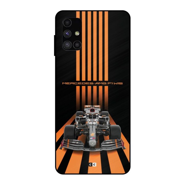 Supercar On Track Metal Back Case for Galaxy M51