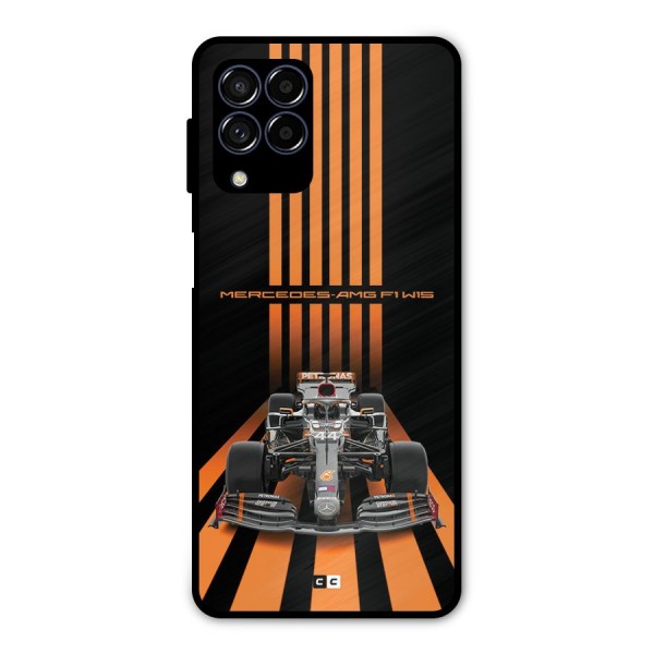 Supercar On Track Metal Back Case for Galaxy M53 5G