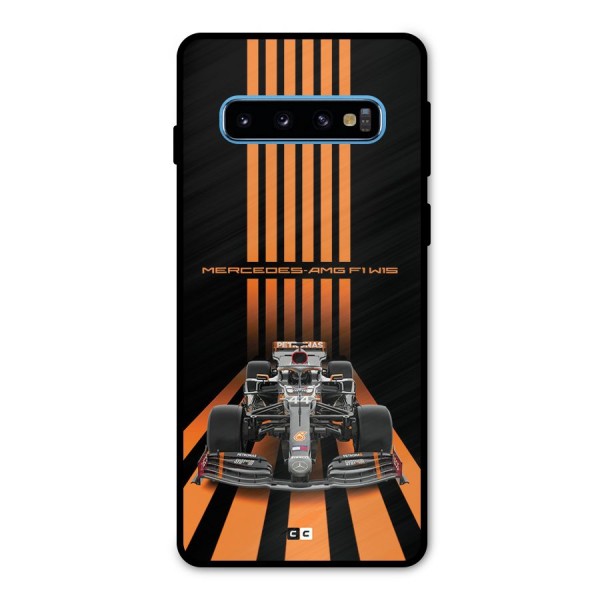 Supercar On Track Metal Back Case for Galaxy S10