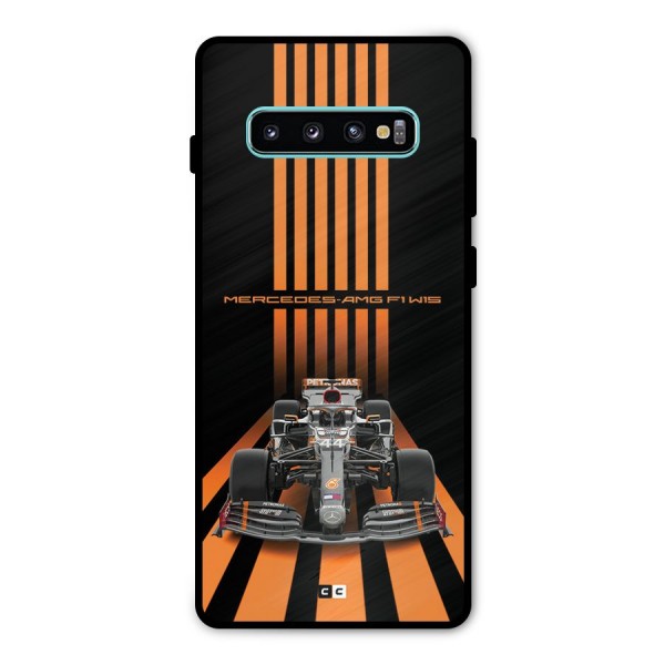 Supercar On Track Metal Back Case for Galaxy S10 Plus