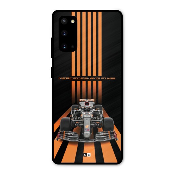 Supercar On Track Metal Back Case for Galaxy S20