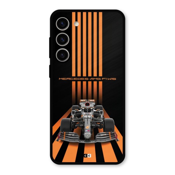 Supercar On Track Metal Back Case for Galaxy S23 Plus