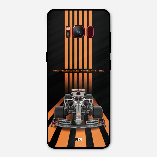 Supercar On Track Metal Back Case for Galaxy S8