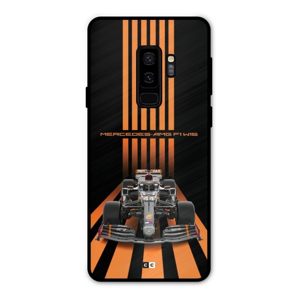 Supercar On Track Metal Back Case for Galaxy S9 Plus