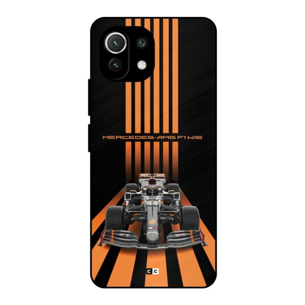 Supercar On Track Metal Back Case for Mi 11 Lite