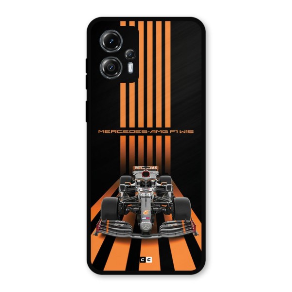 Supercar On Track Metal Back Case for Moto G13