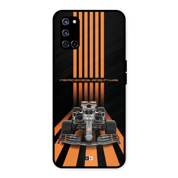 Supercar On Track Metal Back Case for Oppo A52