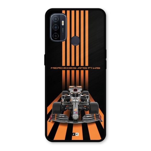 Supercar On Track Metal Back Case for Oppo A53