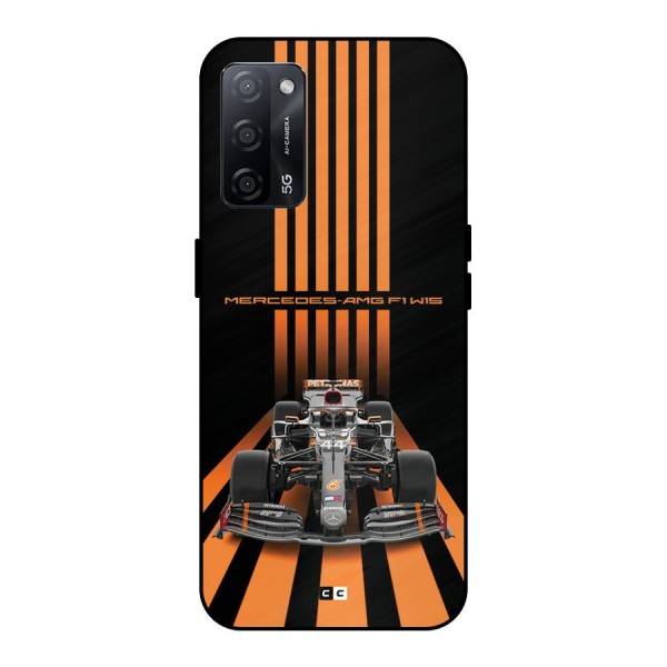 Supercar On Track Metal Back Case for Oppo A53s 5G