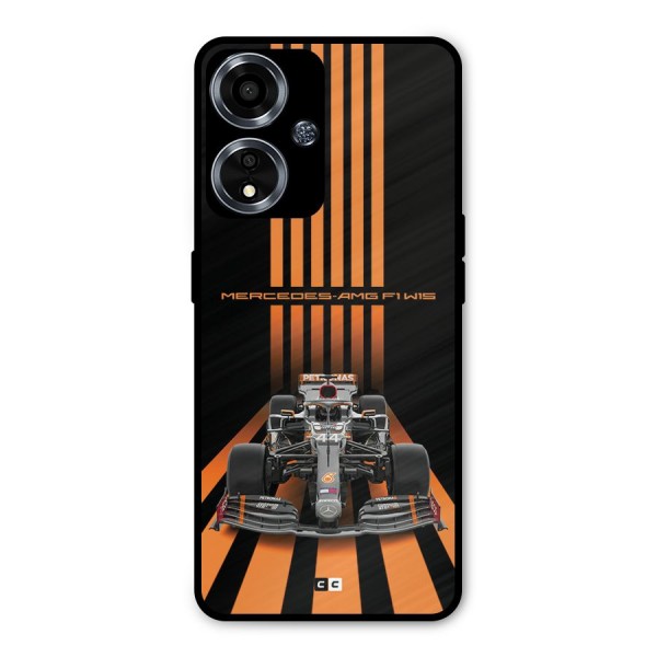 Supercar On Track Metal Back Case for Oppo A59