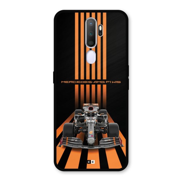 Supercar On Track Metal Back Case for Oppo A5 (2020)