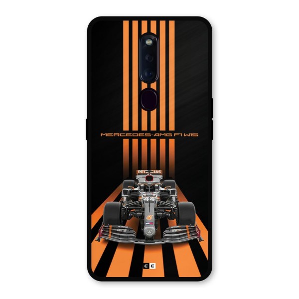 Supercar On Track Metal Back Case for Oppo F11 Pro