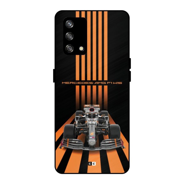 Supercar On Track Metal Back Case for Oppo F19