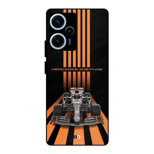 Supercar On Track Metal Back Case for Poco F5