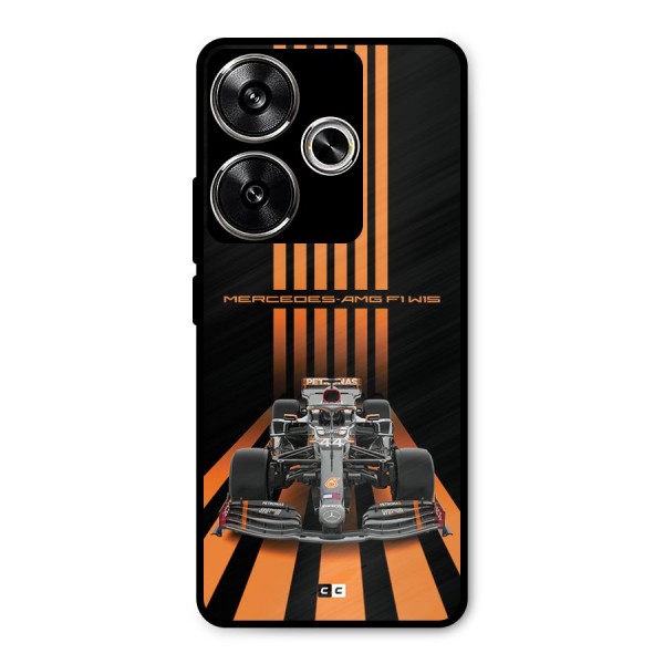 Supercar On Track Metal Back Case for Poco F6