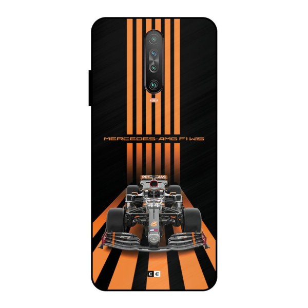 Supercar On Track Metal Back Case for Poco X2