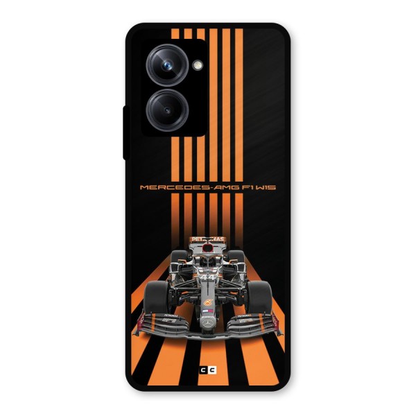 Supercar On Track Metal Back Case for Realme 10 Pro