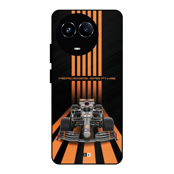 Supercar On Track Metal Back Case for Realme 11X