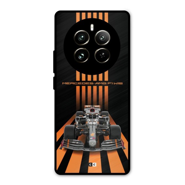 Supercar On Track Metal Back Case for Realme 12 Pro