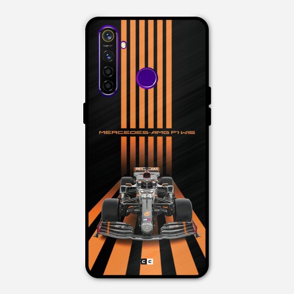 Supercar On Track Metal Back Case for Realme 5 Pro