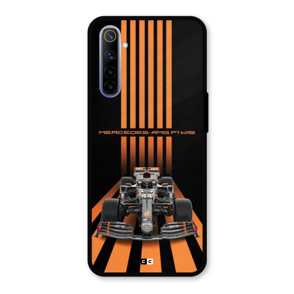 Supercar On Track Metal Back Case for Realme 6