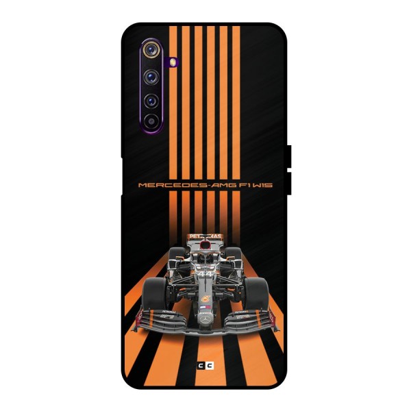 Supercar On Track Metal Back Case for Realme 6 Pro