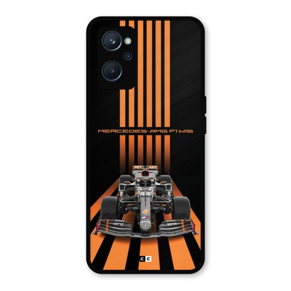 Supercar On Track Metal Back Case for Realme 9i