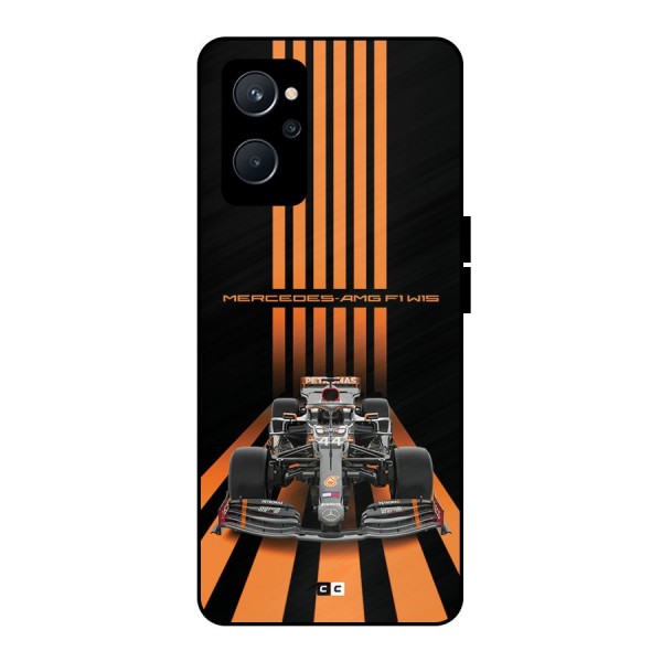 Supercar On Track Metal Back Case for Realme 9i 5G