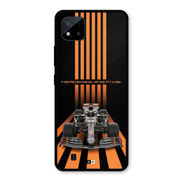 Supercar On Track Metal Back Case for Realme C11 2021