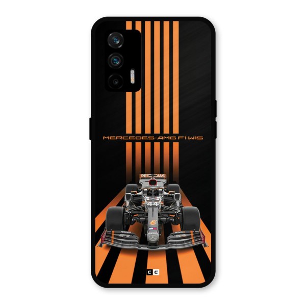 Supercar On Track Metal Back Case for Realme GT 5G