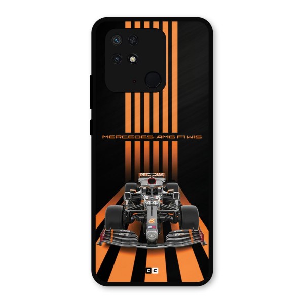 Supercar On Track Metal Back Case for Redmi 10