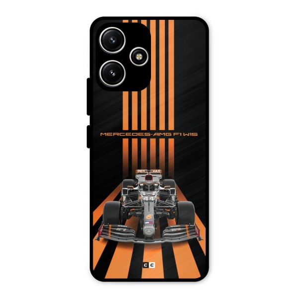 Supercar On Track Metal Back Case for Redmi 12 5G