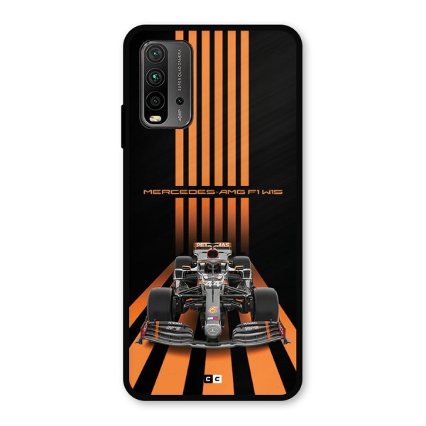 Supercar On Track Metal Back Case for Redmi 9 Power