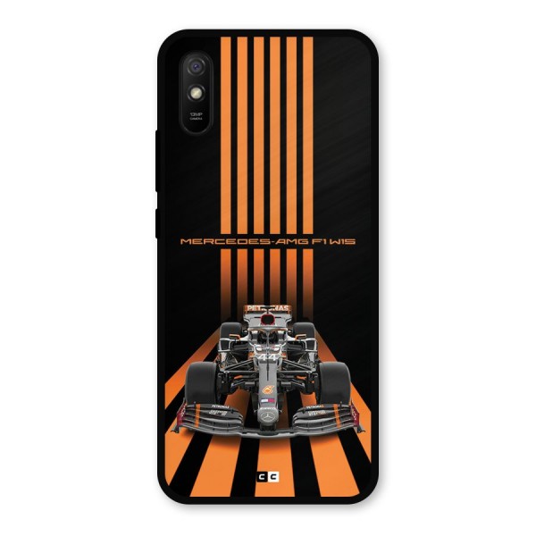 Supercar On Track Metal Back Case for Redmi 9i