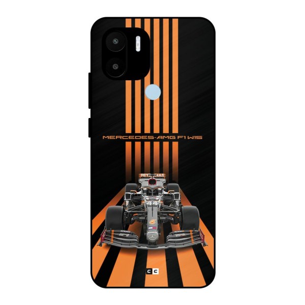 Supercar On Track Metal Back Case for Redmi A1 Plus