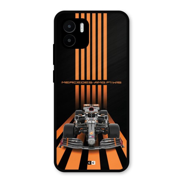 Supercar On Track Metal Back Case for Redmi A2