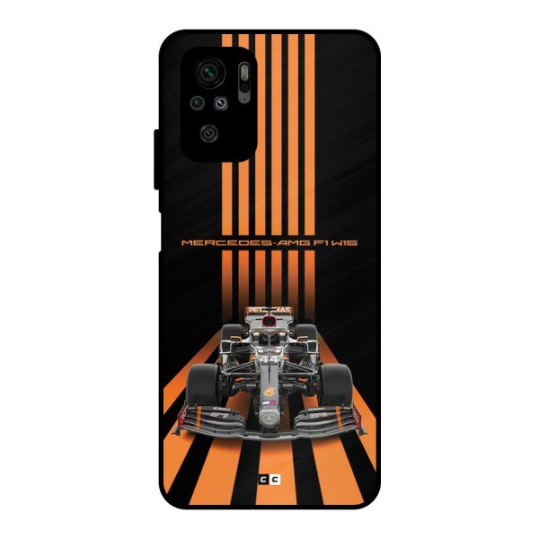 Supercar On Track Metal Back Case for Redmi Note 10