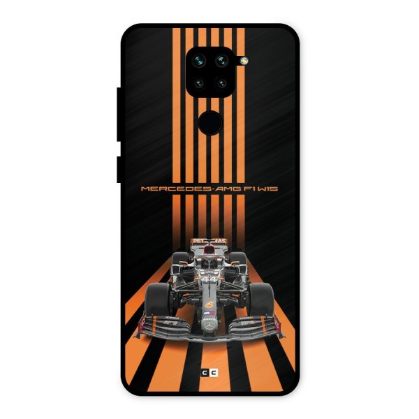 Supercar On Track Metal Back Case for Redmi Note 9